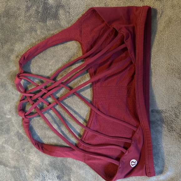 Maroon Lululemon Sports Bra - Picture 2 of 2